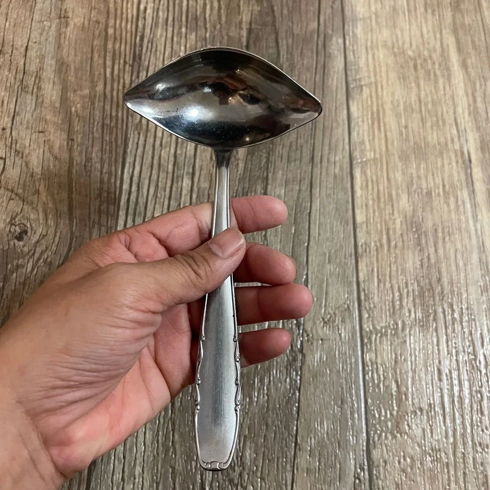Alcoso‎ Rostfrei Stainless Steel Gravy Sauce Ladle Double Spout Solingen Germany